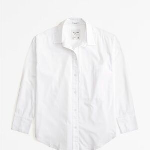 Abercrombie White Button-Up Shirt